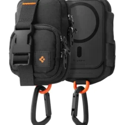 Spigen Torby-ORGANIZER MAGSAFE SNAP ZIP MAGSAFE POUCH BLACK