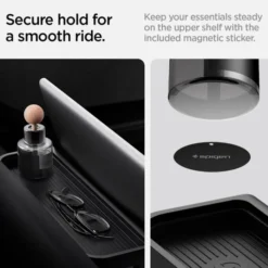 Spigen Tesla-ORGANIZER POD EKRAN TESLA MODEL 3 2024 UNDER SCREEN STORAGE ORGANIZER BLACK