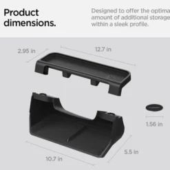 Spigen Tesla-ORGANIZER POD EKRAN TESLA MODEL 3 2024 UNDER SCREEN STORAGE ORGANIZER BLACK