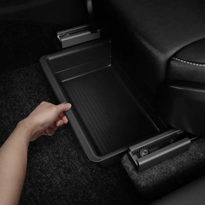 Spigen Tesla-ORGANIZER TESLA MODEL Y UNDERSEAT STORAGE BOX BLACK