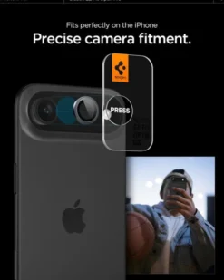 Spigen Apple|Iphone 17 Air-OSŁONA APARATU APPLE IPHONE AIR GLASS TR EZ FIT OPTIK PRO 2 PACK GRAY