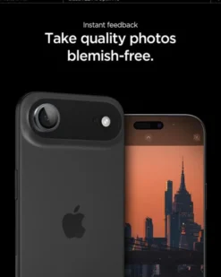Spigen Apple|Iphone 17 Air-OSŁONA APARATU APPLE IPHONE AIR GLASS TR EZ FIT OPTIK PRO 2 PACK GRAY