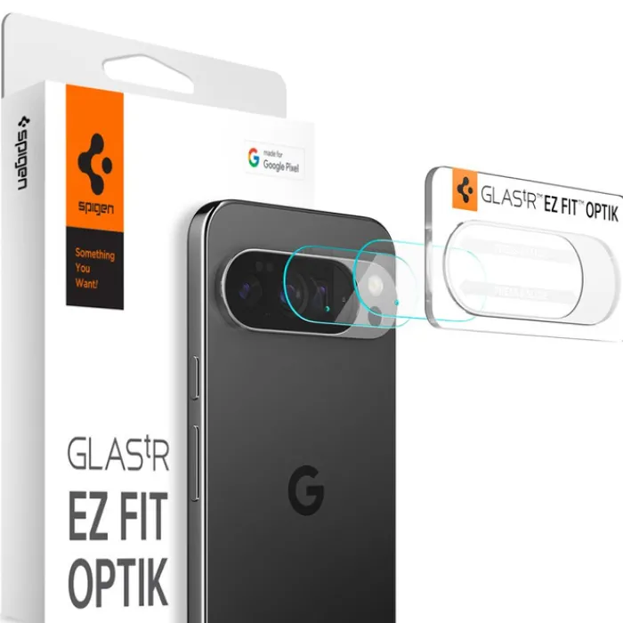Spigen Pixel 10 Pro|Pixel 10-OSŁONA APARATU GOOGLE PIXEL 10 PRO OPTIK GLAS.TR CAMERA PROTECTOR 2-PACK CRYSTAL CLEAR