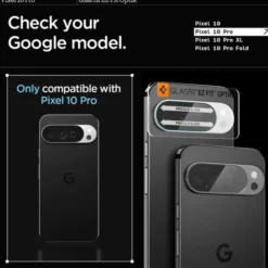 Spigen Pixel 10 Pro Xl|Google-OSŁONA APARATU GOOGLE PIXEL 10 PRO XL OPTIK GLAS.TR CAMERA PROTECTOR 2-PACK CRYSTAL CLEAR