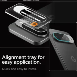 Spigen Pixel 10|Google-OSŁONA APARATU GOOGLE PIXEL 10 OPTIK GLAS.TR CAMERA PROTECTOR 2-PACK CRYSTAL CLEAR