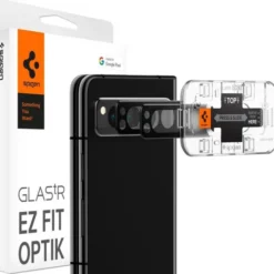 Spigen Google|Pixel Fold-OSŁONA APARATU GOOGLE PIXEL FOLD GLASS EZ FIT OPTIK PRO 2 PACK BLACK