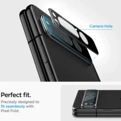Spigen Google|Pixel Fold-OSŁONA APARATU GOOGLE PIXEL FOLD GLASS EZ FIT OPTIK PRO 2 PACK BLACK