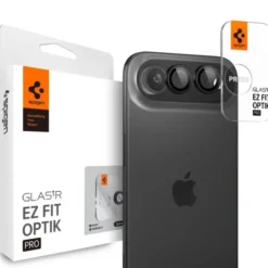 Spigen Apple|Iphone 17 Air-OSŁONA APARATU IPHONE 17 AIR OPTIK PRO GLAS.TR ”EZ FIT” CAMERA PROTECTOR 2-PACK BLACK