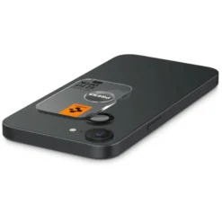 Spigen Iphone 17E|Apple-OSŁONA APARATU IPHONE 17e/16e OPTIK PRO GLAS.TR ”EZ FIT” CAMERA PROTECTOR 2-PACK CZARNA