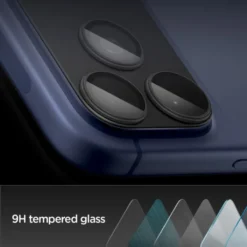 Spigen Iphone 17 Pro|Apple-OSŁONA APARATU IPHONE 17 PRO OPTIK PRO XL GLAS.TR ”EZ FIT” CAMERA PROTECTOR BLACK