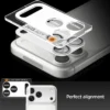 Spigen Iphone 17 Pro Max|Apple-OSŁONA APARATU IPHONE 17 PRO MAX OPTIK PRO XL GLAS.TR ”EZ FIT” CAMERA PROTECTOR SILVER