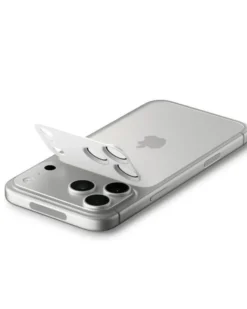 Spigen Iphone 17 Pro Max|Apple-OSŁONA APARATU IPHONE 17 PRO MAX OPTIK PRO XL GLAS.TR ”EZ FIT” CAMERA PROTECTOR SILVER
