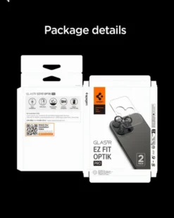 Spigen Iphone 17 Pro Max|Iphone 15 Pro-OSŁONA APARATU IPHONE 14 PRO / MAX / 15 PRO / MAX /16 PRO / MAX / 17 PRO / MAX OPTIK PRO GLAS.TR ”EZ FIT” 2-PACK GREY