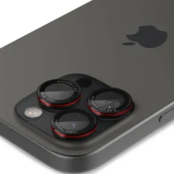 Spigen Iphone 17 Pro Max|Iphone 15 Pro-OSŁONA APARATU IPHONE 14 PRO / 14 PRO MAX / 15 PRO / 15 PRO MAX / 16 PRO / 16 PRO MAX OPTIK PRO L-SERIES GLAS.TR ”EZ FIT” 2-PACK BLACK