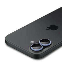 Spigen Iphone 17|Apple-OSŁONA APARATU IPHONE 16 / 16 PLUS / 17 OPTIK PRO GLAS.TR ”EZ FIT” CAMERA PROTECTOR 2-PACK BLUE