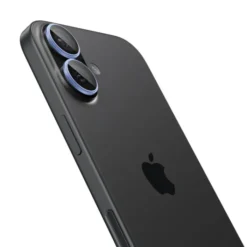 Spigen Iphone 17|Apple-OSŁONA APARATU IPHONE 16 / 16 PLUS / 17 OPTIK PRO GLAS.TR ”EZ FIT” CAMERA PROTECTOR 2-PACK BLUE