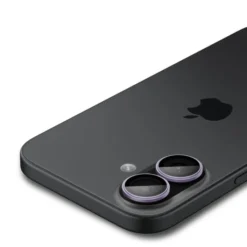 Spigen Iphone 17|Apple-OSŁONA APARATU IPHONE 16 / 16 PLUS / 17 OPTIK PRO GLAS.TR ”EZ FIT” CAMERA PROTECTOR 2-PACK PURPLE