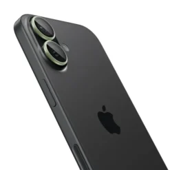 Spigen Iphone 17|Apple-OSŁONA APARATU IPHONE 16 / 16 PLUS / 17 OPTIK PRO GLAS.TR ”EZ FIT” CAMERA PROTECTOR 2-PACK GREEN