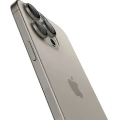 Spigen Iphone 17 Pro Max|Iphone 15 Pro-OSŁONA APARATU IPHONE 15 PRO / MAX / 16 PRO / MAX OPTIK.TR EZ FIT 2-PACK NATURAL TITANIUM