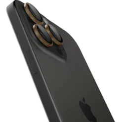 Spigen Iphone 17 Pro Max|Iphone 15 Pro-OSŁONA APARATU IPHONE 15 PRO / PRO MAX / 16 PRO / PRO MAX OPTIK PRO GLAS.TR ”EZ FIT” 2-PACK DESERT TITANIUM