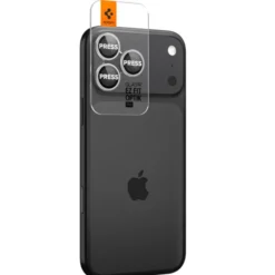 Spigen Iphone 17 Pro Max|Iphone 15 Pro-OSŁONA APARATU IPHONE 14 PRO / MAX / 15 PRO / MAX /16 PRO / MAX / 17 PRO / MAX OPTIK PRO GLAS.TR ”EZ FIT” 2-PACK SILVER