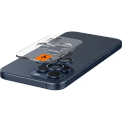 Spigen Iphone 17 Pro Max|Iphone 15 Pro-OSŁONA APARATU IPHONE 15 PRO/ 15 PRO MAX / 17 PRO / 17 PRO MAX OPTIK.TR ”EZ FIT” 2-PACK BLUE TITANIUM