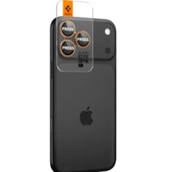 Spigen Iphone 17 Pro Max|Iphone 15 Pro-OSŁONA APARATU IPHONE 17 PRO / MAX OPTIK PRO GLAS.TR ”EZ FIT” 2-PACK ORANGE