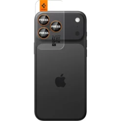Spigen Iphone 17 Pro Max|Iphone 15 Pro-OSŁONA APARATU IPHONE 17 PRO / MAX OPTIK PRO GLAS.TR ”EZ FIT” 2-PACK ORANGE