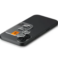 Spigen Iphone 17|Apple-OSŁONA APARATU IPHONE 16 / 16 PLUS / 17 OPTIK PRO GLAS.TR ”EZ FIT” CAMERA PROTECTOR 2-PACK SILVER