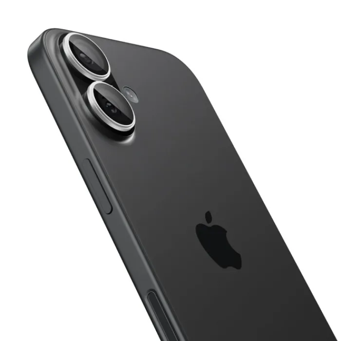 Spigen Iphone 17|Apple-OSŁONA APARATU IPHONE 16 / 16 PLUS / 17 OPTIK PRO GLAS.TR ”EZ FIT” CAMERA PROTECTOR 2-PACK SILVER