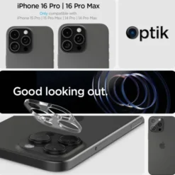 Spigen Iphone 15 Pro|Iphone 14 Pro-OSŁONA APARATU IPHONE 14 PRO / PRO MAX / 15 PRO / 15 PRO MAX / 16 PRO / 16 PRO MAX OPTIK.TR 2-PACK CRYSTAL CLEAR