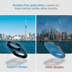 Spigen Iphone 16 Pro Max|Iphone 16 Plus-OSŁONA APARATU OPTIK GLAS.TR CAMERA PROTECTOR 2-PACK IPHONE 16 / 16 PLUS BLACK
