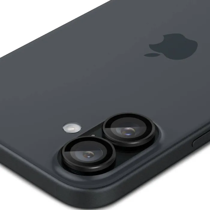 Spigen Iphone 16 Plus|Apple-OSŁONA APARATU OPTIK PRO GLAS.TR ”EZ FIT” CAMERA PROTECTOR 2-PACK IPHONE 16 / 16 PLUS BLACK