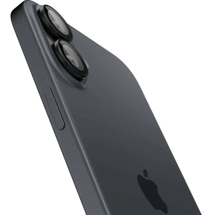 Spigen Iphone 16 Plus|Apple-OSŁONA APARATU OPTIK PRO GLAS.TR ”EZ FIT” CAMERA PROTECTOR 2-PACK IPHONE 16 / 16 PLUS BLACK