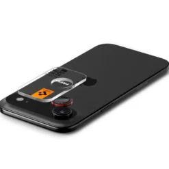 Spigen Apple|Portfele Magsafe-OSŁONA APARATU OPTIK PRO L-SERIES GLAS.TR ”EZ FIT” CAMERA PROTECTOR 2-PACK IPHONE AIR BLACK/RED