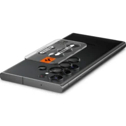Spigen Samsung|Galaxy S23 Ultra-Osłona Aparatu Optik.tr ”ez Fit” Camera Protector 2-pack Galaxy S23 Ultra Black