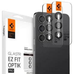 Spigen Samsung|Galaxy S24 Plus-Osłona Aparatu Optik.tr ”ez Fit” Camera Protector 2-pack Samsung Galaxy S24+ Plus Black