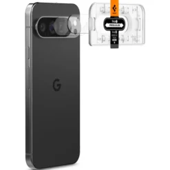 Spigen Google|Pixel 9 Pro Xl-OSŁONA APARATU OPTIK.TR ”EZ FIT” CAMERA PROTECTOR 2-PACK GOOGLE PIXEL 9 PRO XL CRYSTAL CLEAR