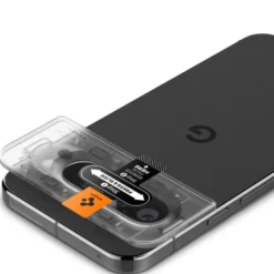 Spigen Google|Pixel 9 Pro Xl-OSŁONA APARATU OPTIK.TR ”EZ FIT” CAMERA PROTECTOR 2-PACK GOOGLE PIXEL 9 PRO XL CRYSTAL CLEAR