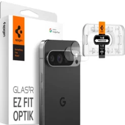 Spigen Google|Pixel 9 Pro Xl-OSŁONA APARATU OPTIK.TR ”EZ FIT” CAMERA PROTECTOR 2-PACK GOOGLE PIXEL 9 PRO XL CRYSTAL CLEAR