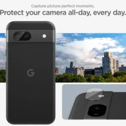 Spigen Pixel 8A|Google-OSŁONA APARATU OPTIK.TR ”EZ FIT” CAMERA PROTECTOR 2-PACK GOOGLE PIXEL 8A CLEAR