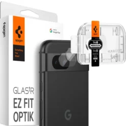 Spigen Pixel 8A|Google-OSŁONA APARATU OPTIK.TR ”EZ FIT” CAMERA PROTECTOR 2-PACK GOOGLE PIXEL 8A CLEAR