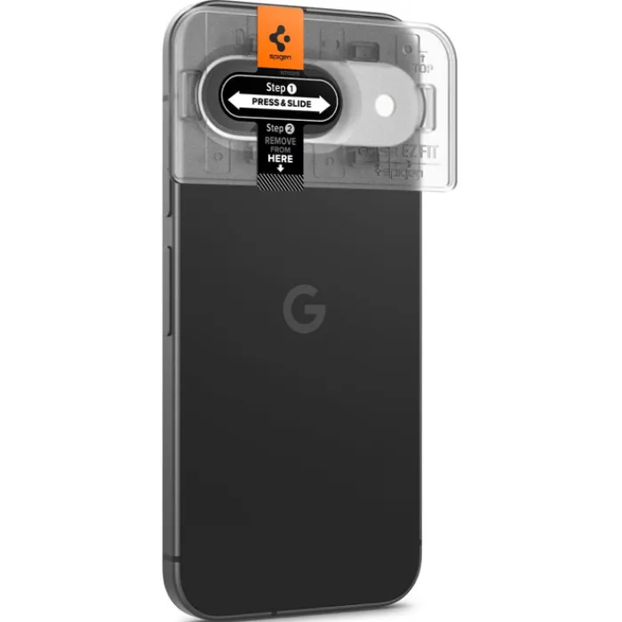 Spigen Pixel 9|Google-OSŁONA APARATU OPTIK.TR ”EZ FIT” CAMERA PROTECTOR 2-PACK GOOGLE PIXEL 9 CRYSTAL CLEAR