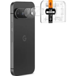 Spigen Pixel 9|Google-OSŁONA APARATU OPTIK.TR ”EZ FIT” CAMERA PROTECTOR 2-PACK GOOGLE PIXEL 9 CRYSTAL CLEAR