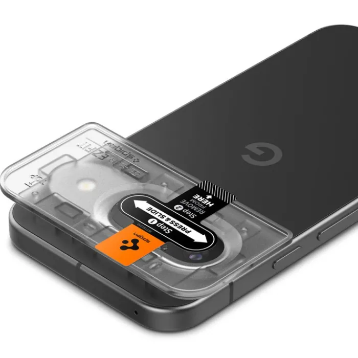 Spigen Pixel 9|Google-OSŁONA APARATU OPTIK.TR ”EZ FIT” CAMERA PROTECTOR 2-PACK GOOGLE PIXEL 9 CRYSTAL CLEAR