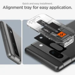 Spigen Google|Pixel 7A-Osłona Aparatu Optik.tr ”ez Fit” Camera Protector 2-pack Google Pixel 7A Black