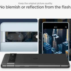 Spigen Google|Pixel 7A-Osłona Aparatu Optik.tr ”ez Fit” Camera Protector 2-pack Google Pixel 7A Black