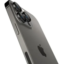 Spigen Iphone 17 Pro Max|Iphone 15 Pro-Osłona Aparatu Optik.tr ”ez Fit” Camera Protector 2-pack IPHONE 14 PRO / MAX / 15 PRO / MAX / 16 PRO / MAX / 17 PRO / MAX BLACK