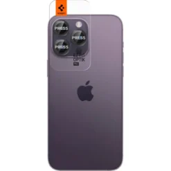 Spigen Iphone 17 Pro Max|Iphone 15 Pro-Osłona Aparatu Optik.tr ”ez Fit” Camera Protector 2-pack IPHONE 14 PRO / MAX / 15 PRO / MAX / 16 PRO / MAX / 17 PRO / MAX BLACK
