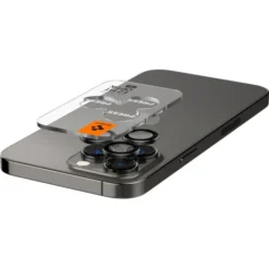 Spigen Iphone 17 Pro Max|Iphone 15 Pro-Osłona Aparatu Optik.tr ”ez Fit” Camera Protector 2-pack IPHONE 14 PRO / MAX / 15 PRO / MAX / 16 PRO / MAX / 17 PRO / MAX BLACK